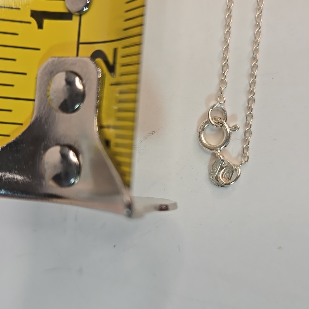 NIB Sterling Silver Heart Necklace Grandma Loved Engraved - Picture 6 of 10